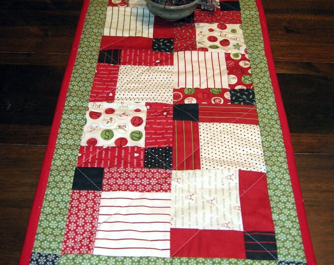 Moda Countdown to Christmas Holiday Table Runner Etsy