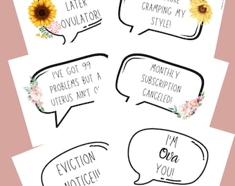 Hysterektomie Party Dekoration Photobooth Schilder