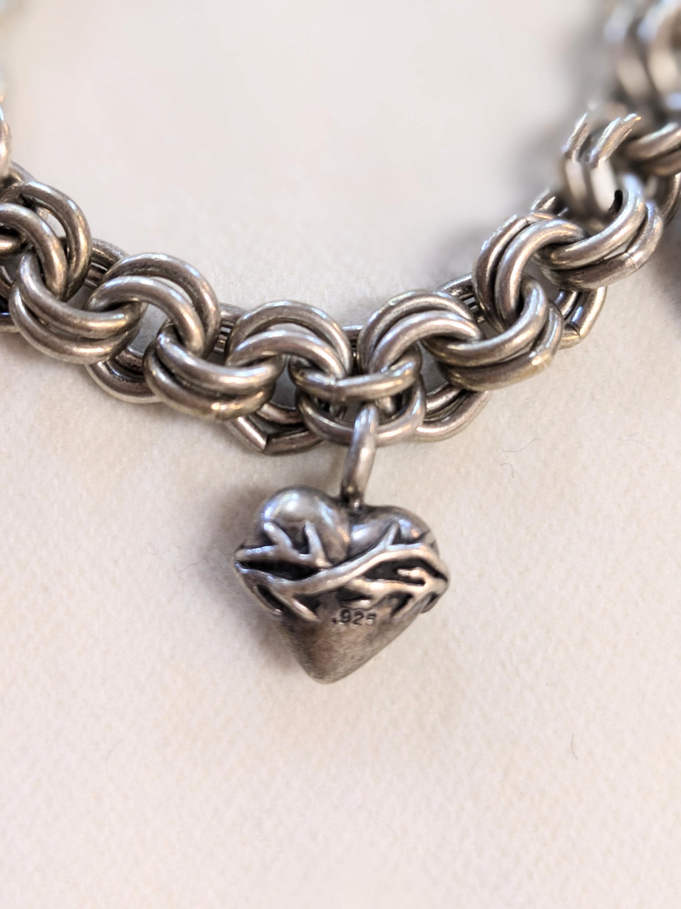 VASS LUDACER ブレスレット　シルバー925 Vintage 90s Vass Ludacer Designer Sterling Silver Charm Bracelet
