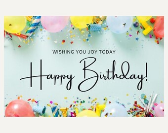 Tarjeta de cumpleaños