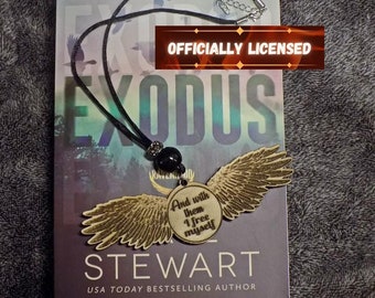 Officially Licensed Ravenhood® Car Charm || Wooden Review-Mirror "I free myself" Quote || Kate Stewart ||