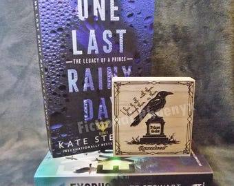 Officially Licensed Ravenhood® Shelf Decor || 4x4 Dominic King Quote || Fallen Prince || One Last Rainy Day || Kate Stewart
