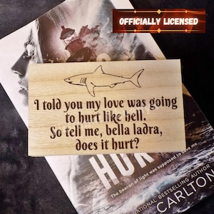 Decoración de estanterías con licencia oficial "¿Duele?" // Cita "¿Duele?" // Mercancía de HD Carlton