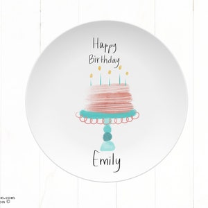 birthday plate personalized image 1