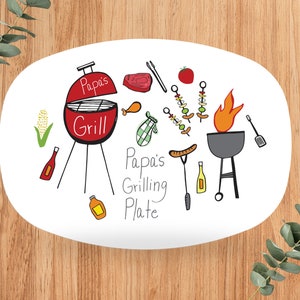 papa's grilling platter, papa's grilling plate, grandpa gift