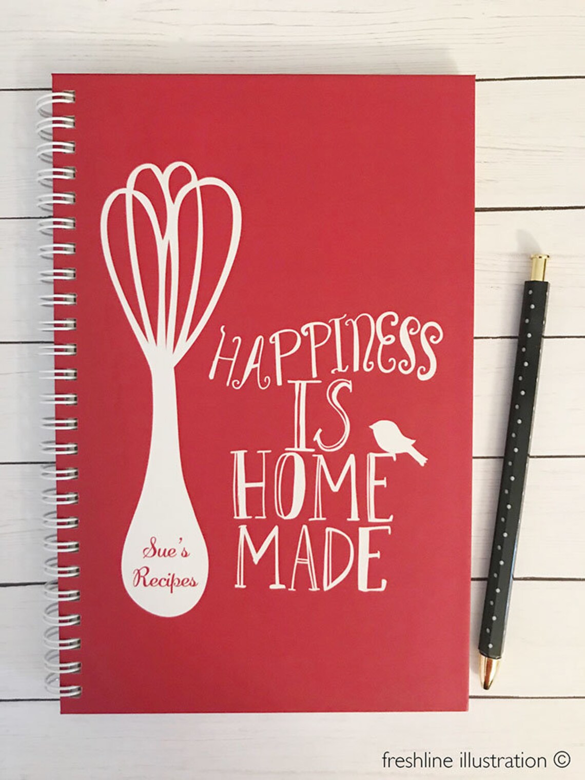 Spiral Bound Recipe Book Etsy