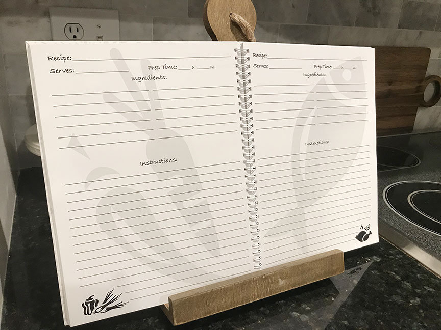 Spiral Bound Recipe Book Recipe Journal Personalized Recipe Etsy