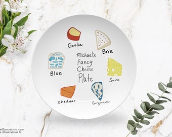 personalized cheese plate, cheese plates
