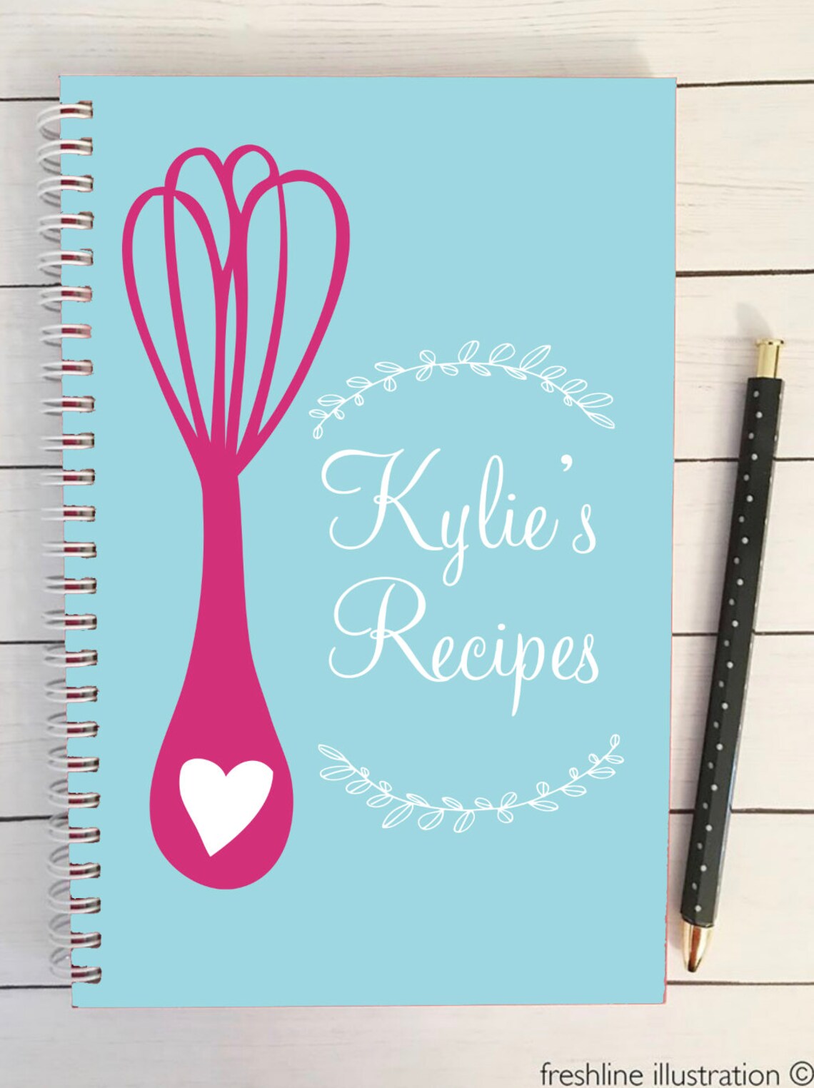 Spiral Bound Recipe Book Etsy