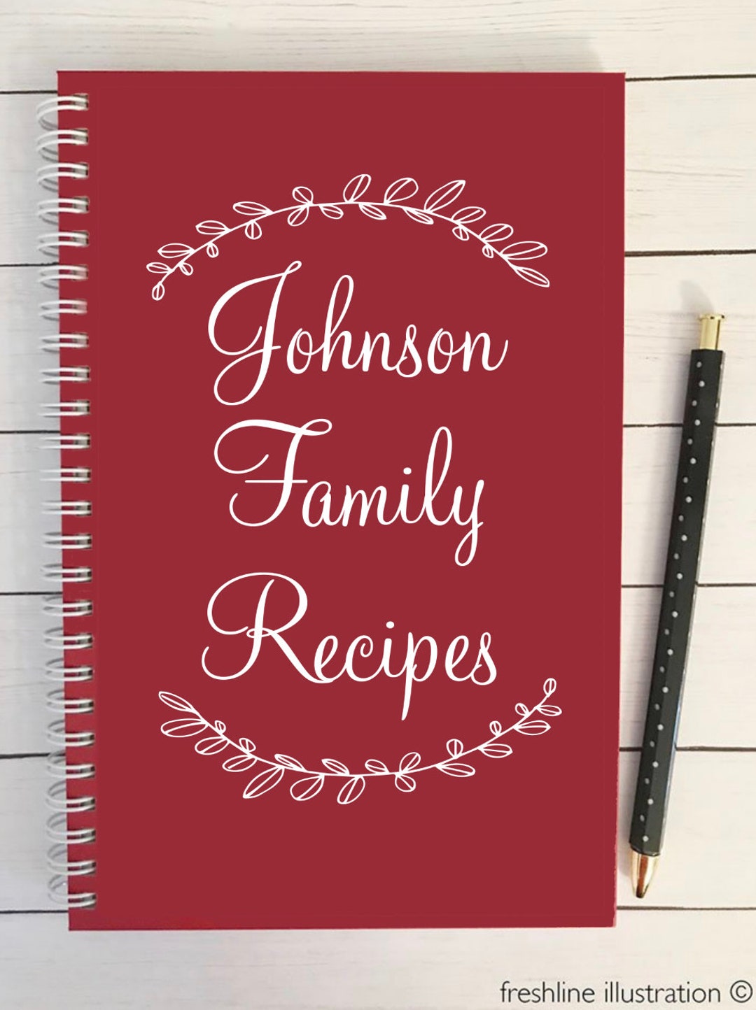 Recipe Book to Write In Etsy