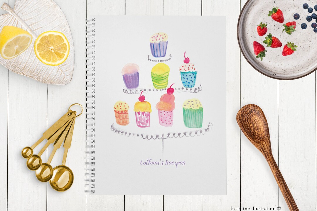 Spiral Bound Recipe Book Recipe Journal Personalized Recipe Etsy UK
