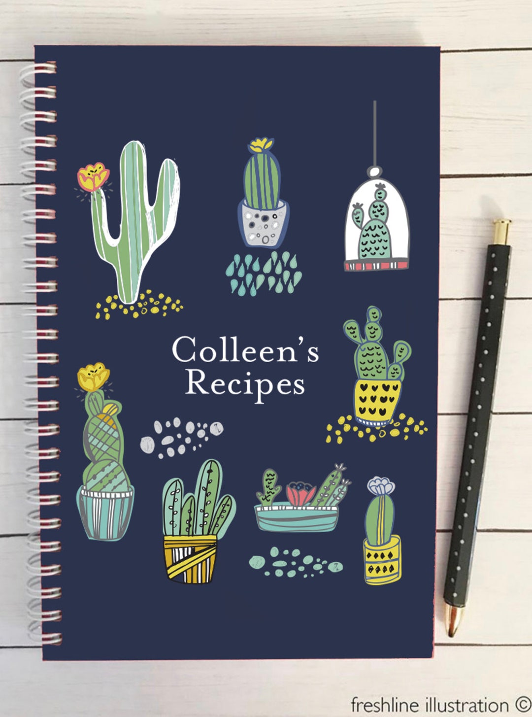 Personalized Recipe Book - Etsy