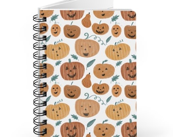 journal notebook personalized pumpkin