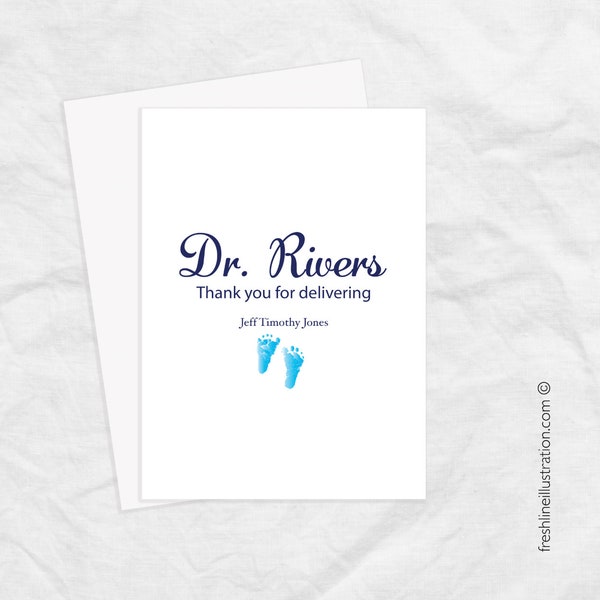 thank you card for obgyn doctor