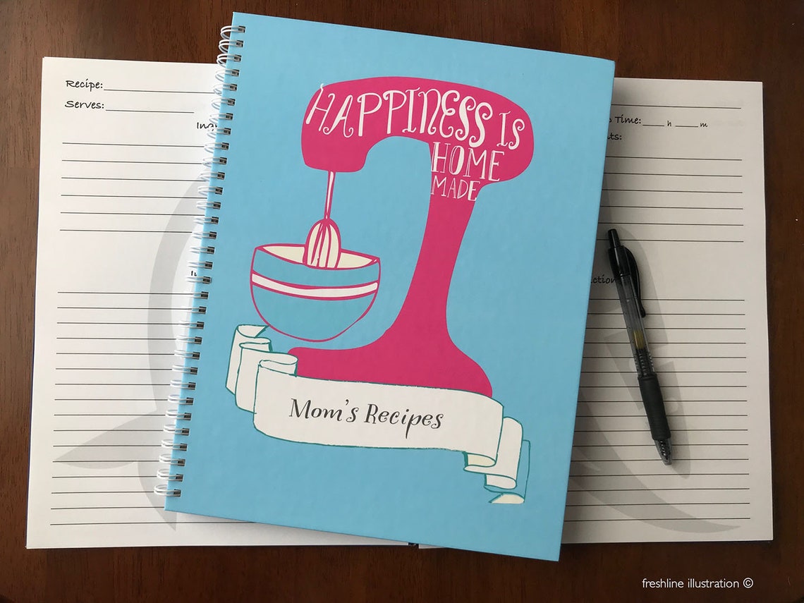 Personalized Recipe Book | Etsy