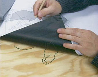 Woodcraft Pattern Carbon Transfer tracing Paper 2 Extra Large sheets 42 inches by 26  inch sheets for wood or metal
