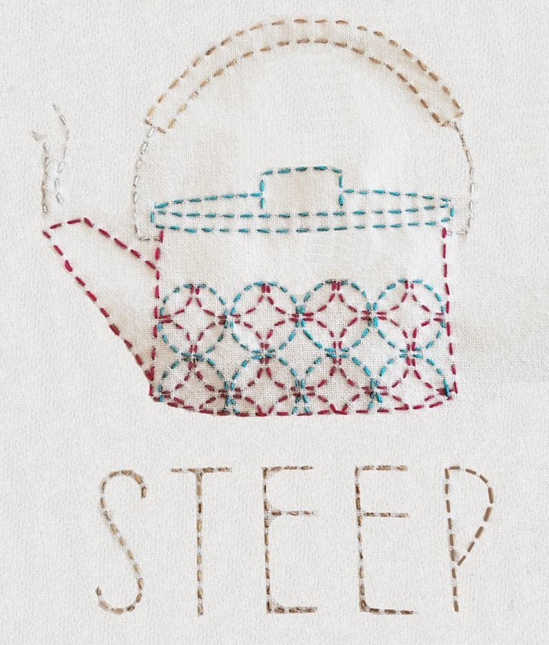 Sashiko Kitchen Aunt Martha's Embroidery Transfer Designs Pattern #4032 ...