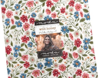 Wild Honey Moda Layer Cake, 42 10-inch precut fabric quilt squares by Lella Boutique