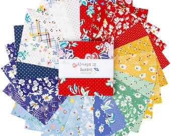 Glisten Riley Blake 5" Stacker 42 Precut Fabric Quilt Squares by Sandy ...