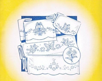 For Decorative Linens Aunt Martha's Embroidery Transfer Designs