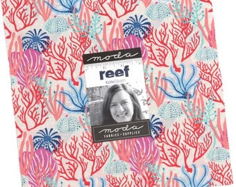 Reef Moda Layer Cake, 42 10-inch precut fabric quilt squares by Kate Spain