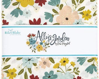 Ally's Garden Riley Blake 5" Stacker 42 Precut Fabric Quilt Squares by Dani Mogstad