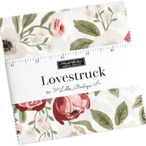 Lovestruck Moda Charm Pack 42 -  5&quot; precut fabric quilt squares by Lella Boutique