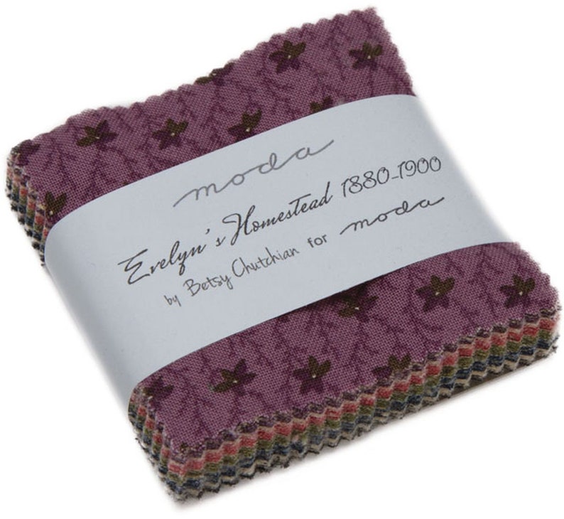 Moda Fabric Susannas Scraps Mini Charm Patchwork Quilting 2.5 Inch Squares