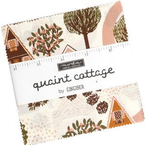 Quaint Cottage Moda Charm Pack 42 - 5" Precut Fabric Quilt Squares by Gingiber