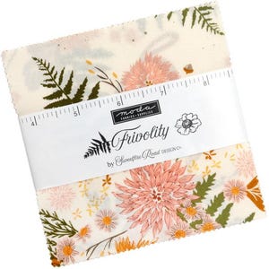 Frivolity Moda Charm Pack 42 -  5&quot; precut fabric quilt squares by Sweetfire Road