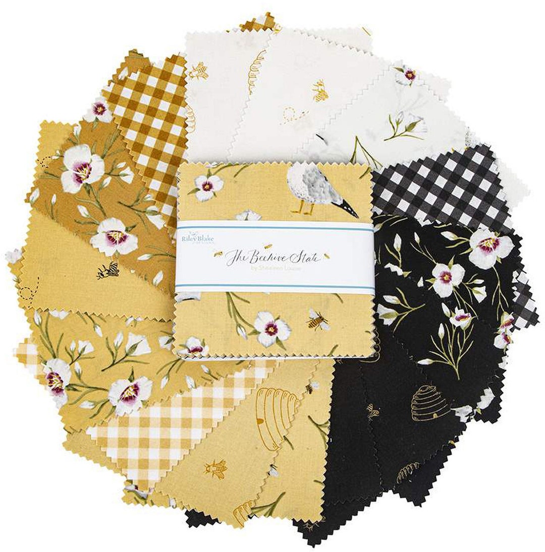The Beehive State Riley Blake 5" Stacker 42 Precut Fabric Quilt Squares ...