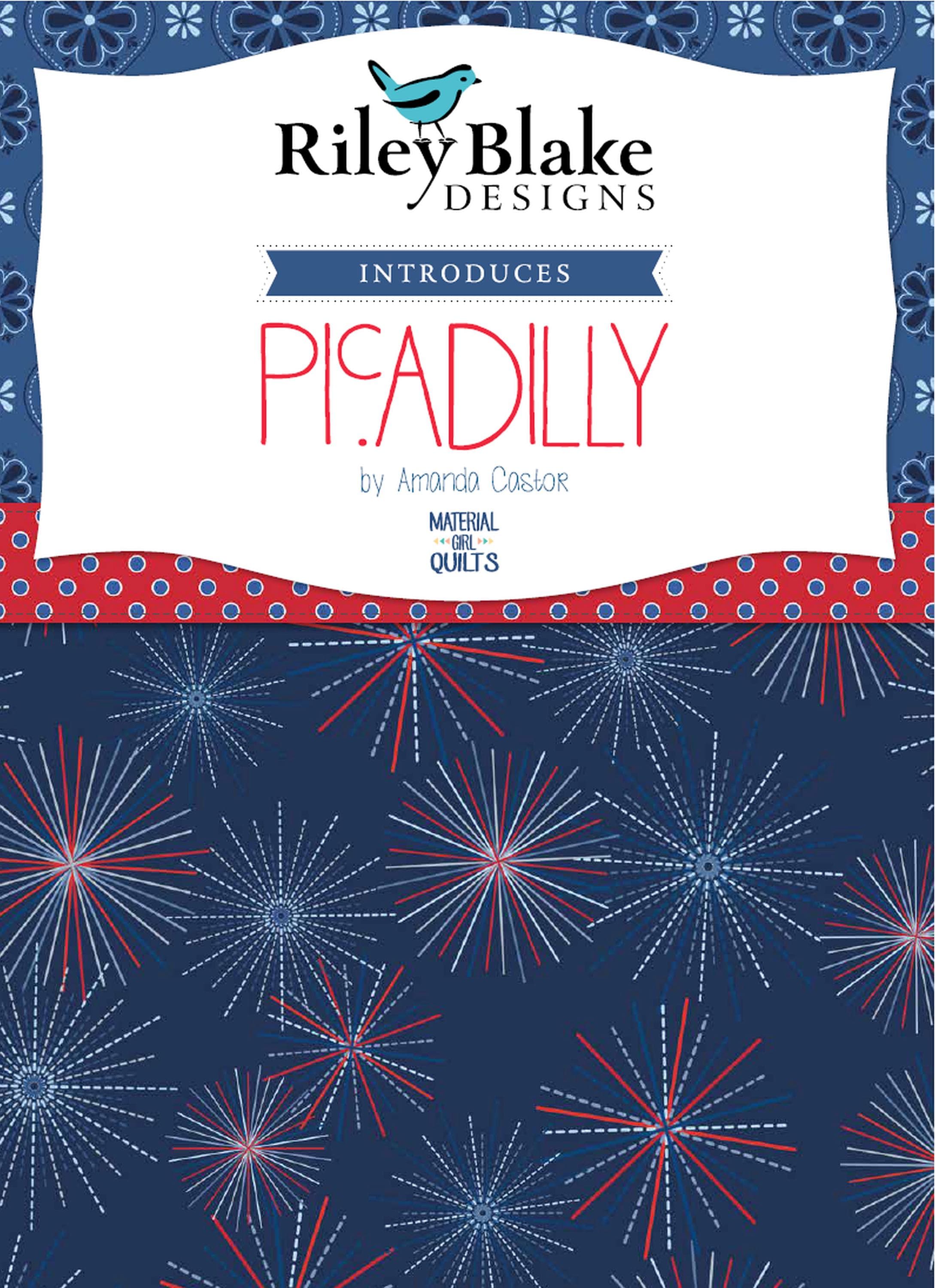 Picadilly Riley Blake 5" Stacker 42 Precut Fabric Quilt Squares by ...