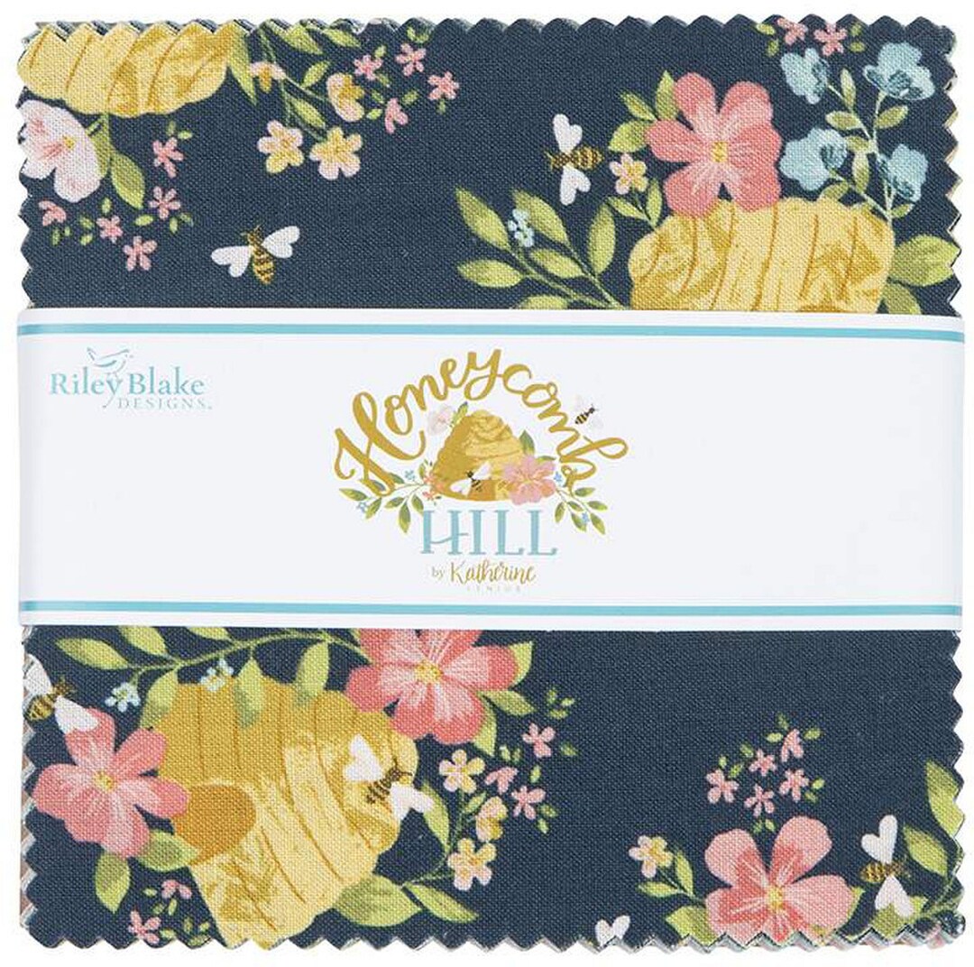 Honeycomb Hill Riley Blake 5 Stacker 42 Precut Fabric Quilt Squares by ...