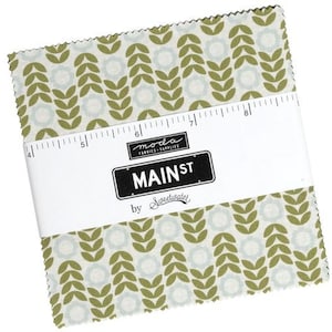 Main Street Moda Charm Pack 42 -  5&quot; precut fabric quilt squares by Sweetwater