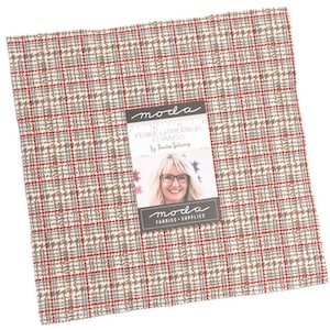 Prairie Gatherings Flannels Moda Layer Cake, 42 - 10&quot; precut fabric quilt squares by Primitive Gatherings
