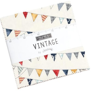 Vintage Moda Charm Pack 42 -  5&quot; precut fabric quilt squares by Sweetwater