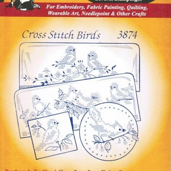 Cross Stitch Iron on Transfer Patterns Etsy