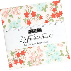 Lighthearted Moda Charm Pack 42 -  5" precut fabric quilt squares by Camille Roskelley