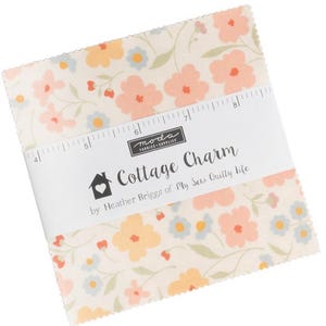 Cottage Charm Moda Charm Pack 42 -  5" precut fabric quilt squares by Heather Briggs
