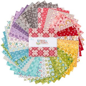 Piece & Plenty Riley Blake 5&quot; Stacker 42 Precut Fabric Quilt Squares by Lori Holt