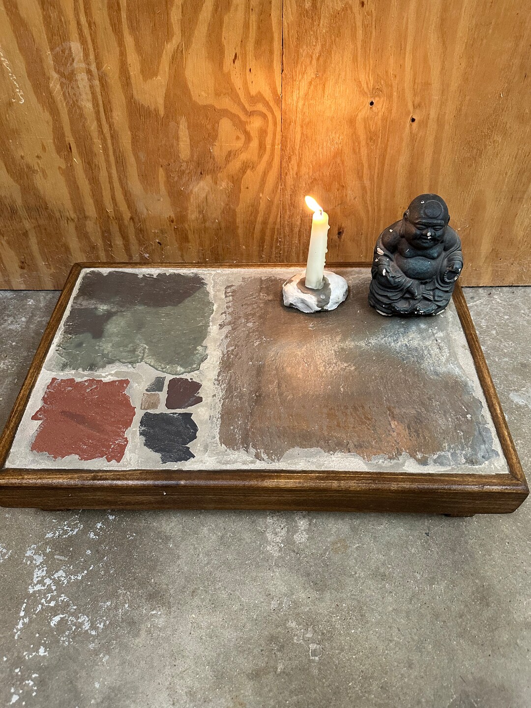 Slate Inlay Table Slate Inlay Meditation Table. Fibonacci Ratio. 13 X 21 X 5. Poplar ...