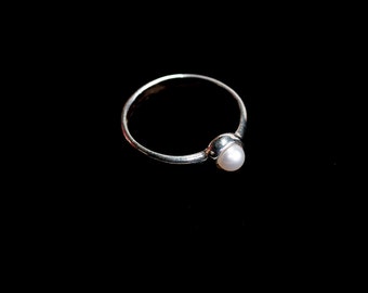 Silver Pearl Ring. Buy Now!