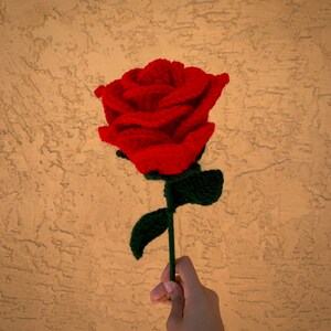 Rosa De Ganchillo