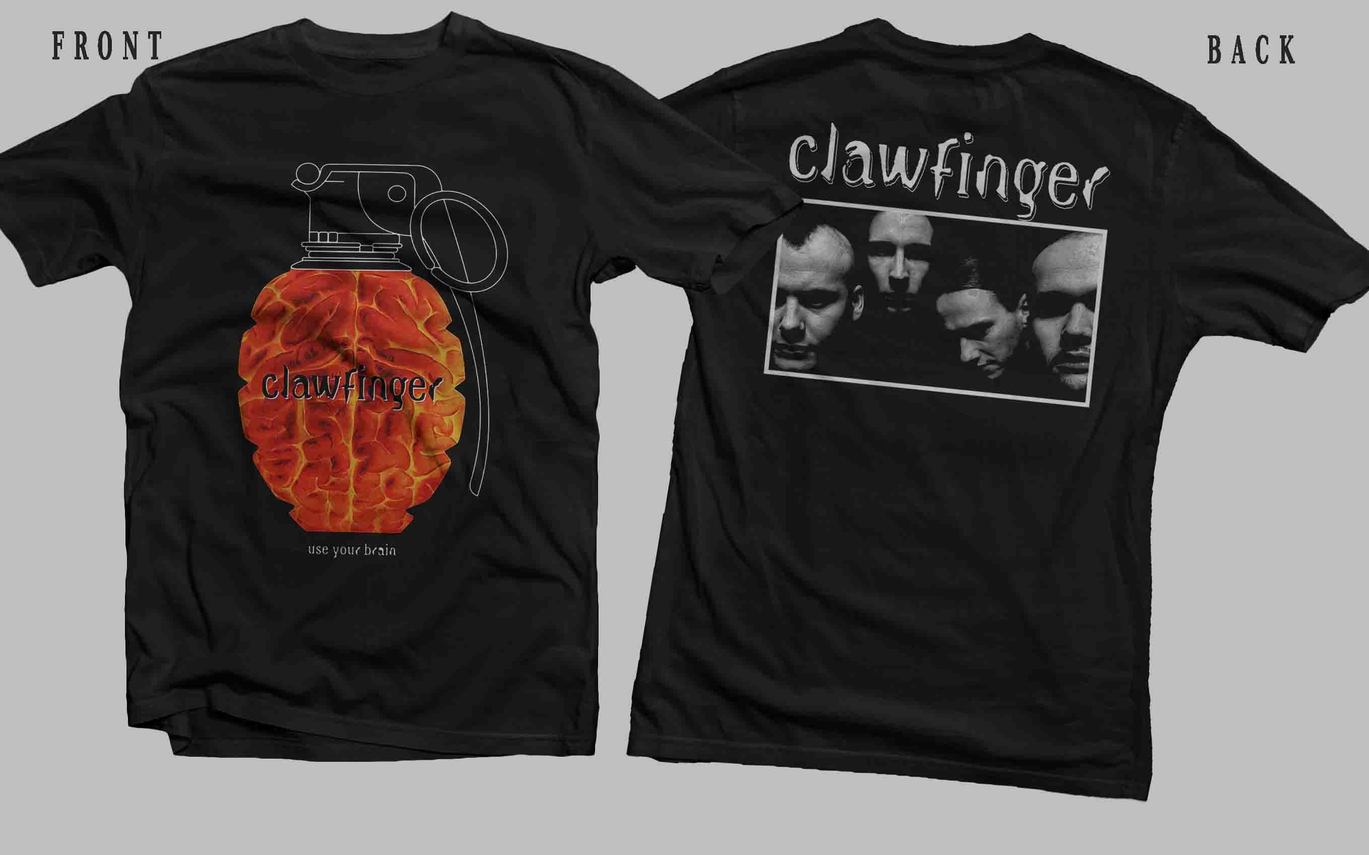 claw finger tシャツ　ロンt Clawfinger 1995 Tour Longsleeve T-shirt | TShirtSlayer TShirt and