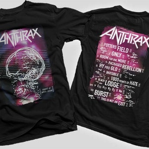 D D P Svcs.,new Dtg/dtf Printed T-shirt - ANTHRAX - Sound of White