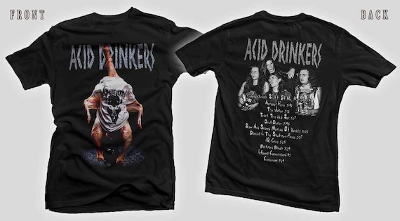 D D P Svcs.,new Dtg/dtf Printed T-shirt - ACID DRINKERS- Infernal