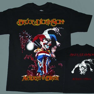 Neues Dtg/Dtf bedrucktes T-shirt - BRUCE DICKINSON - Accident of Birth- Größe- S, M, L, XL, 2-3-4-5-6-7XL