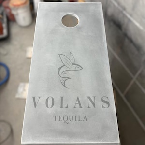 Modern Concrete Cornhole Board Set: Customizable, All-Weather, Durable GFRC (Two Boards) image 3