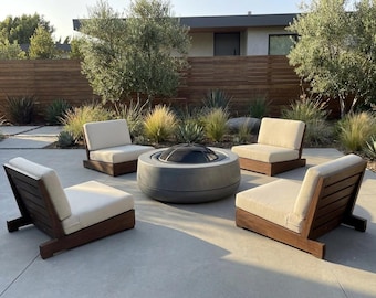 Tumbler 48" Wood Burning Fire Pit Round (Multiple Color Options!)
