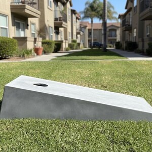 Modern Concrete Cornhole Board Set: Customizable, All-Weather, Durable GFRC (Two Boards) image 2